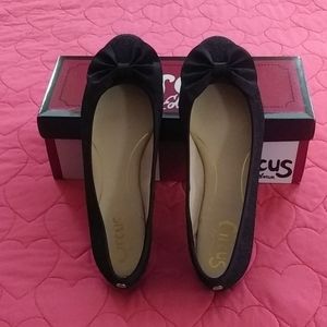Circus by Sam Edelman Ciera Black Sparkle Flat